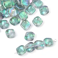 20 PCS/Package 12×11mm Hole 1~1.9mm Glass Geometric Beads sku image 14