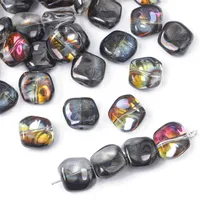 20 PCS/Package 12×11mm Hole 1~1.9mm Glass Geometric Beads sku image 10