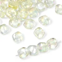 20 PCS/Package 12×11mm Hole 1~1.9mm Glass Geometric Beads sku image 4