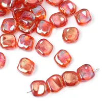 20 PCS/Package 12×11mm Hole 1~1.9mm Glass Geometric Beads sku image 8