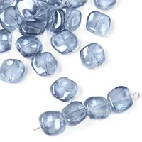 20 PCS/Package 12×11mm Hole 1~1.9mm Glass Geometric Beads sku image 3