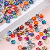 20 PCS/Package 12×11mm Hole 1~1.9mm Glass Geometric Beads main image 2