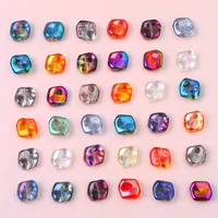 20 PCS/Package 12×11mm Hole 1~1.9mm Glass Geometric Beads main image 1