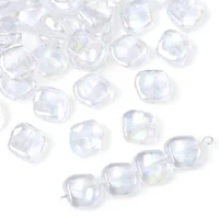 20 PCS/Package 12×11mm Hole 1~1.9mm Glass Geometric Beads sku image 1