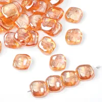 20 PCS/Package 12×11mm Hole 1~1.9mm Glass Geometric Beads sku image 5