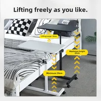 Lifting Table Movable Bed Computer Desk Home Living Room Sofa Side Table Bedroom Learning Folding Table Bedside Table main image 3