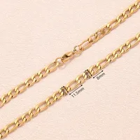 1 Set 304 Stainless Steel 18K Gold Plated Double Strip O-Shaped Chain Basket Chain Figaro Chain Polished Jewelry Accessories main image 3