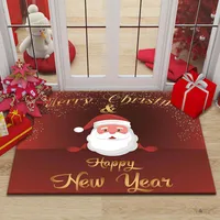 Christmas Cute Santa Claus Bell Elk Polyester sku image 6