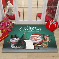 Christmas Cute Santa Claus Bell Elk Polyester main image 3