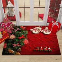 Christmas Cute Santa Claus Bell Elk Polyester sku image 12