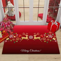 Christmas Cute Santa Claus Bell Elk Polyester sku image 18