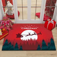 Christmas Cute Santa Claus Bell Elk Polyester sku image 20