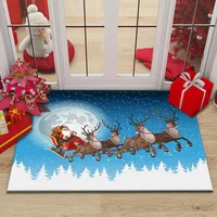 Christmas Cute Santa Claus Bell Elk Polyester sku image 21