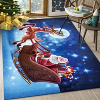 Christmas Cute Santa Claus Bell Elk Polyester sku image 36