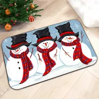 Christmas Cute Santa Claus Bell Elk Polyester sku image 91