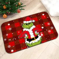 Christmas Cute Santa Claus Bell Elk Polyester sku image 40