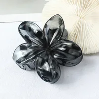 Women's Sweet Flower Plastic Resin Hair Claws sku image 3