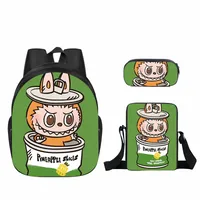 New Labubu Labubu Pupils' Schoolbags Children's Cartoon Peripheral Messenger Bag Single-layer Pencil Case Wholesale sku image 78