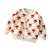 Autumn And Winter New Children's  Knitted Coat Boys And Girls Baby Warm Cardigan Thickened Outer Wear Sweater main image 5