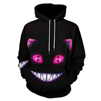 Men's Halloween Pattern Animal Casual Streetwear Long Sleeve Loose Hooded main image 3