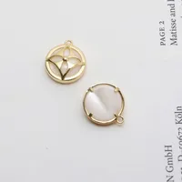 1 Piece Copper Star Moon Jewelry Accessories Pendant sku image 10