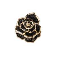 Guanyang  Sweet Rose Flower Barrettes Small Size Hair Claw Headdress Female Updo Shark Hair Clip/Hair Accessory Wholesale sku image 12