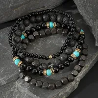 Casual Simple Style Streetwear Geometric Natural Stone Beaded Men's Bracelets main image 1