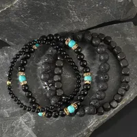 Casual Simple Style Streetwear Geometric Natural Stone Beaded Men's Bracelets main image 3