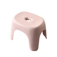 Adult Low Stool Bathroom Stool Wholesale Household Transparent Plastic Small Stool Multi-functional Shoe Changing Stool Pedal Small Bench main image 5