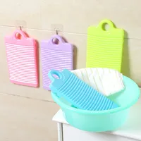 2045 Plastic Non-Slip Mini Small Washing Board Household Washing Clothes Hand Washboard Thickened Hand Washboard main image 1