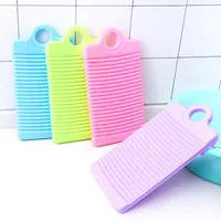 2045 Plastic Non-Slip Mini Small Washing Board Household Washing Clothes Hand Washboard Thickened Hand Washboard main image 2