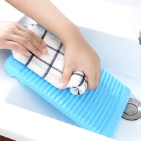 2045 Plastic Non-Slip Mini Small Washing Board Household Washing Clothes Hand Washboard Thickened Hand Washboard main image 3