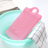 2045 Plastic Non-Slip Mini Small Washing Board Household Washing Clothes Hand Washboard Thickened Hand Washboard main image 4