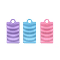 2045 Plastic Non-Slip Mini Small Washing Board Household Washing Clothes Hand Washboard Thickened Hand Washboard main image 5