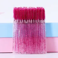 New Crystal Rod Eyelash Brush Solid Spiral Eyebrow Brush Eyelash Comb Makeup Tools Eyelash Small Brush sku image 2