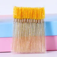 New Crystal Rod Eyelash Brush Solid Spiral Eyebrow Brush Eyelash Comb Makeup Tools Eyelash Small Brush sku image 8