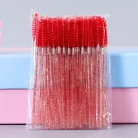 New Crystal Rod Eyelash Brush Solid Spiral Eyebrow Brush Eyelash Comb Makeup Tools Eyelash Small Brush sku image 9