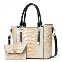 High Texture Bag  New Fashion Women's Bag Elegant Handbag Middle-aged Mother Bag Large Capacity Shoulder Bag sku image 4