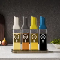 Oil Bottle Household Kitchen Glass Oil Pot Sespery Oil Soy Sauce Vinegar Bottle Seasoning Bottle Vinegar Leak-Proof Oil Tank main image 2