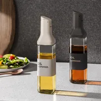 Oil Bottle Household Kitchen Glass Oil Pot Sespery Oil Soy Sauce Vinegar Bottle Seasoning Bottle Vinegar Leak-Proof Oil Tank main image 3