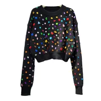 Women's Sweater Long Sleeve Sweaters & Cardigans Diamond Streetwear Geometric main image 5