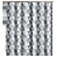 Triangle    Thickened Waterproof Shower Curtain Polyester Shower Curtain Fabric  Direct main image 5