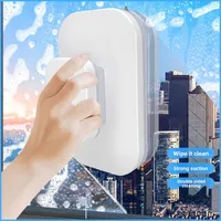 Double-sided High-rise Household Window Cleaning Artifact Strong Magnetic Double-layer High-rise Cleaning Brush Cleaning Tool Glass Scraping Wholesale main image 1