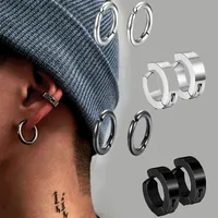 Stainless Steel Ear Clip Earrings Without Ear Penetration Puncture Jewelry Classic Personality Trendy Men main image 1