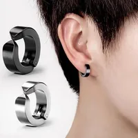 Stainless Steel Ear Clip Earrings Without Ear Penetration Puncture Jewelry Classic Personality Trendy Men main image 2