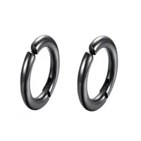 Stainless Steel Ear Clip Earrings Without Ear Penetration Puncture Jewelry Classic Personality Trendy Men sku image 7