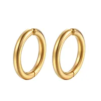 Stainless Steel Ear Clip Earrings Without Ear Penetration Puncture Jewelry Classic Personality Trendy Men sku image 10