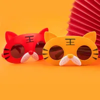 Cartoon Style Animal Resin Round Frame Full Frame Glasses main image 1