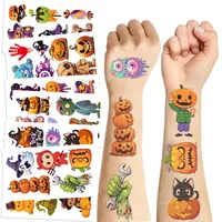 Halloween Pumpkin PVC Tattoos & Body Art 10 PCS/Package main image 2