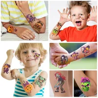 Halloween Pumpkin PVC Tattoos & Body Art 10 PCS/Package main image 3